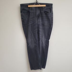 Guess Men's Dark Gray Relaxed Jeans